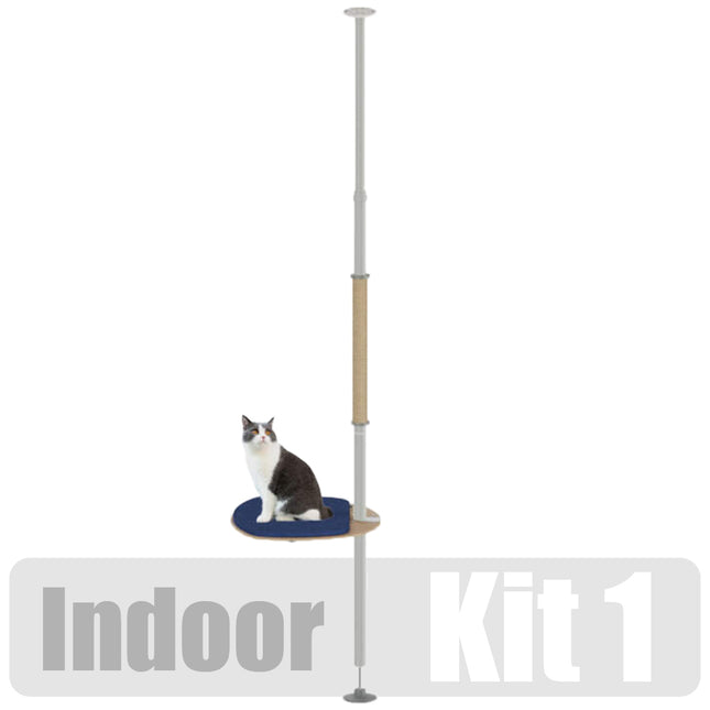 The Beginner Kit Freestyle Indoor Cat Tree Omlet kit 1
