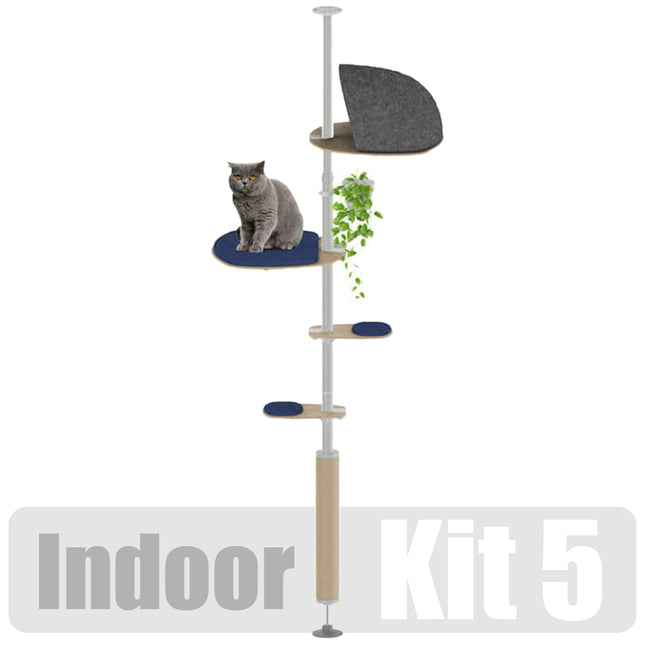 The Sleeper Kit Freestyle Indoor Cat Tree Omlet kit 5