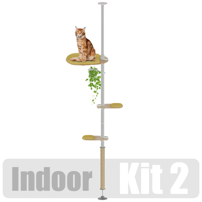 The Top Cat Kit Freestyle Indoor Cat Tree Omlet kit 2