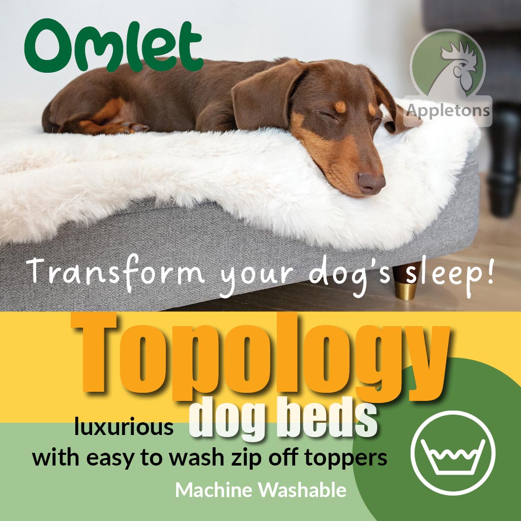 Topology Luxury Dog Bed with Customisable Toppers