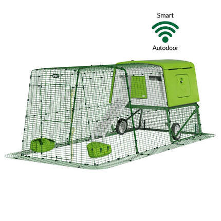 Eglu Cube Chicken Coop 3m run with wheels and SMART autodoor