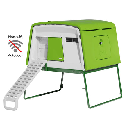 Eglu Cube House with frame and ladder plus NON-WiFi Autodoor
