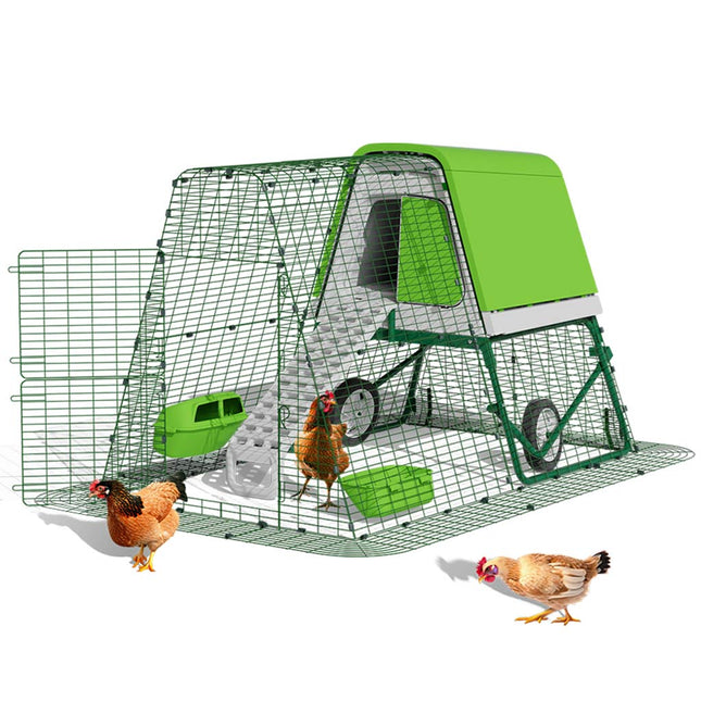 Omlet Eglu Go UP Chicken Coop 2m Run rendering