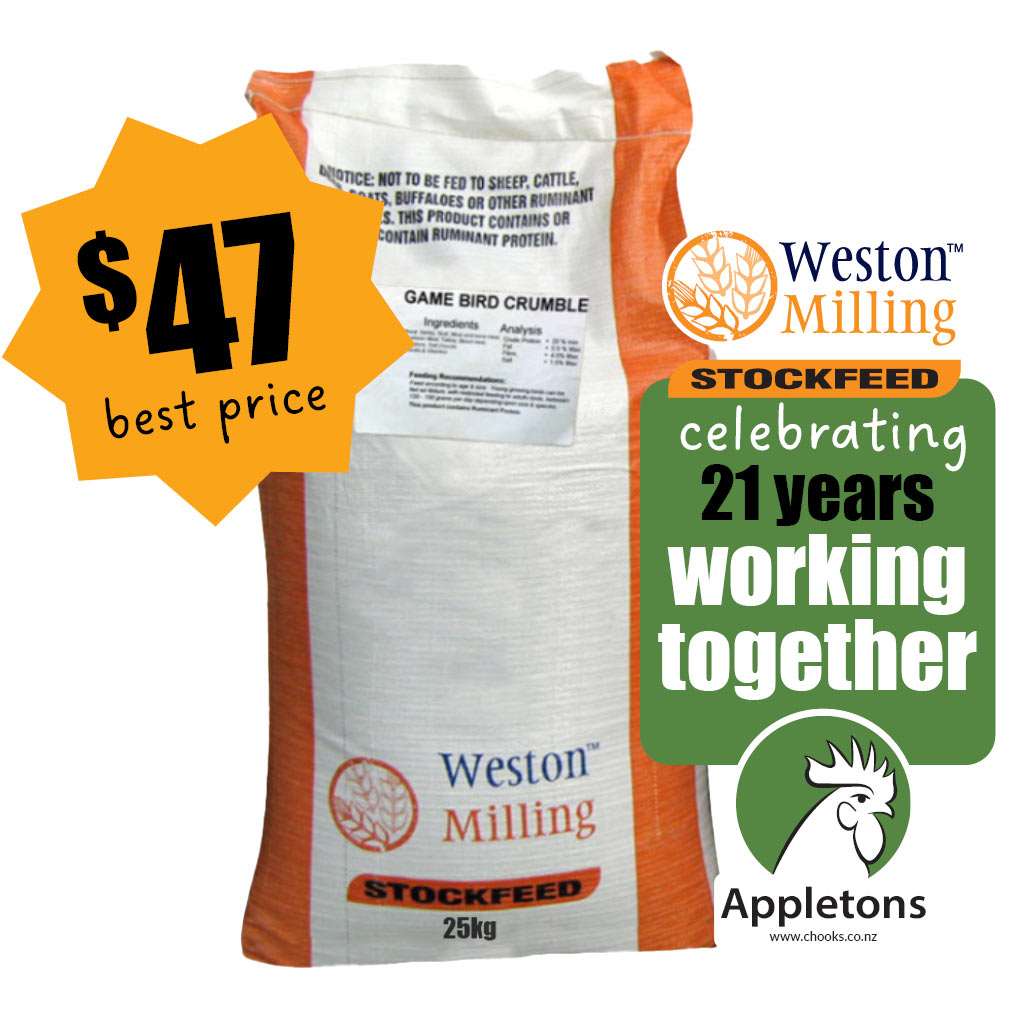 Weston Game Bird Crumble 25kg