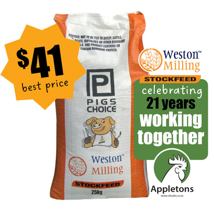 Weston Pigs Choice 25kg