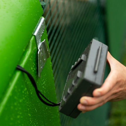 automatic chicken coop door by omlet easily attaches to your chicken coop