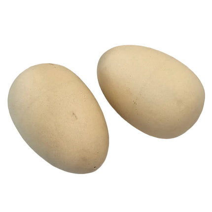 Ceramic nest eggs - perfect for putting under broody hens or showing hens where to lay.