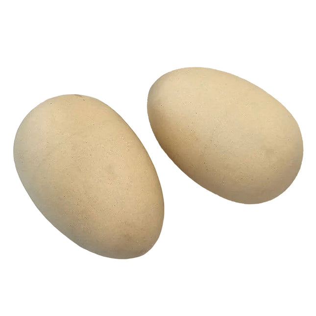 Ceramic nest eggs - perfect for putting under broody hens or showing hens where to lay.