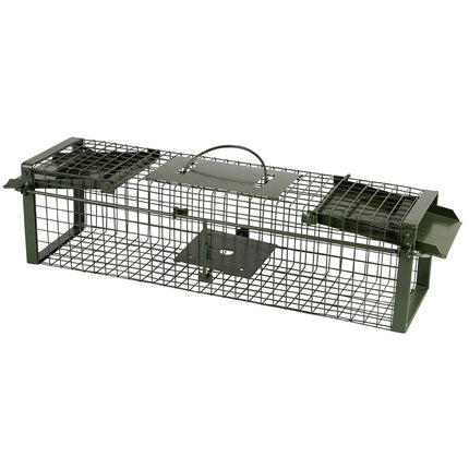 Double entry cage trap armed small 