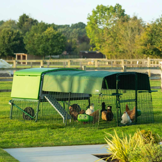 Eglu Pro extra large coop with run and run covers
