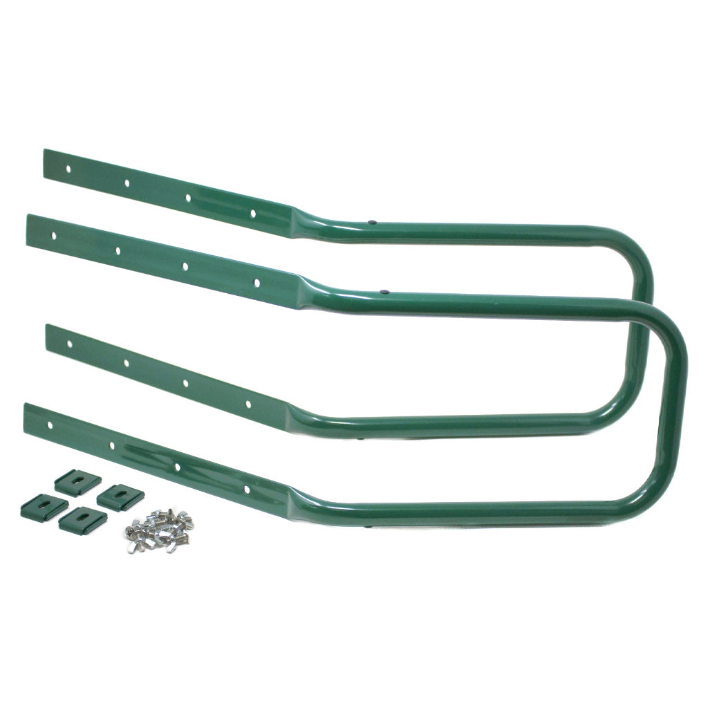 Moving your Eglu coop or Eglu hutch is made easier with these Eglu Run Handles