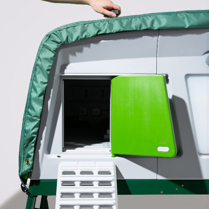 Front door access extreme temperature jacket for Eglu Pro large chicken coop Omlet