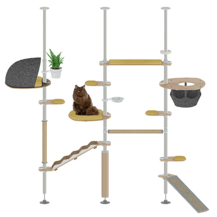 Freestyle indoor cat tree tower by Omlet