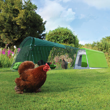 Summer shade on on Eglu Go Chicken Coop