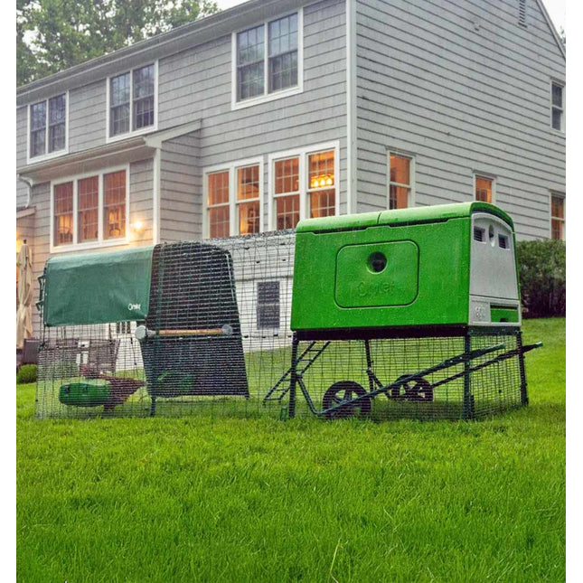 Eglu Cube Chicken Coop with run extension offers more space for your hens