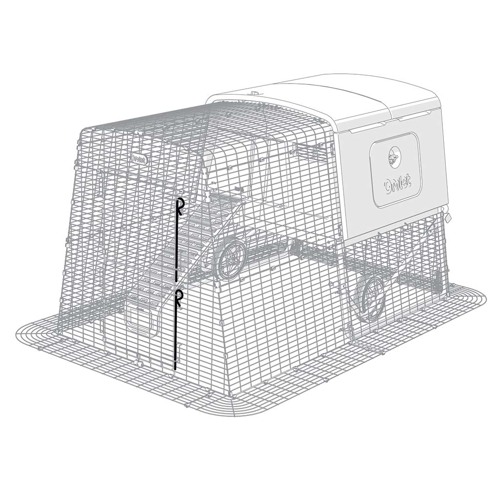 Spare pin for Eglu Cube run door