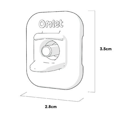 Side mount nipple dimensions Omlet insulated drinker