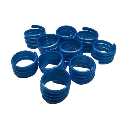Spiral leg bands for poultry 16mm