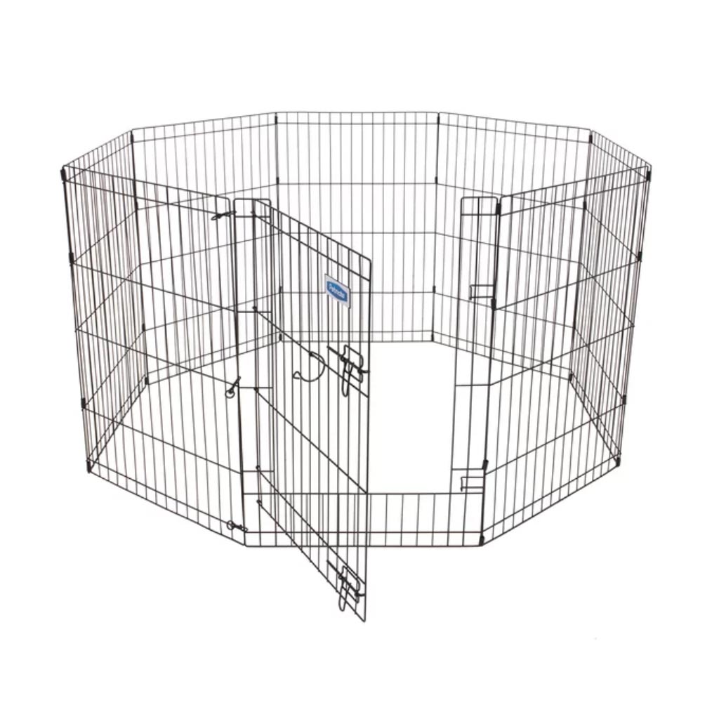 Wire Portable Puppy Pen and suitable as a holding pen for broody hens chicks ducklings rabbits