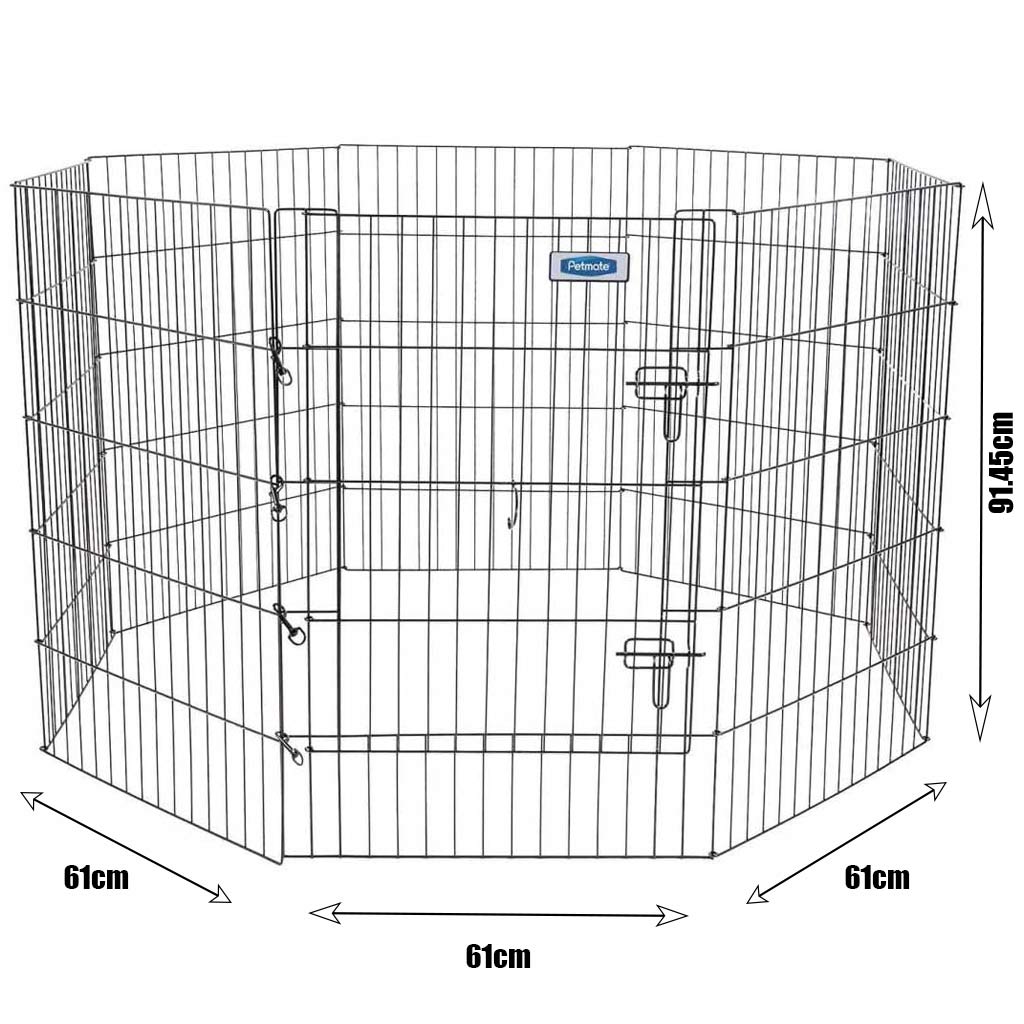 Wire portable puppy pen dimensions