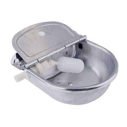 Stainless 4L Water Trough Sloping Front