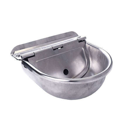 Stainless 4L Water Trough with Sloping Front