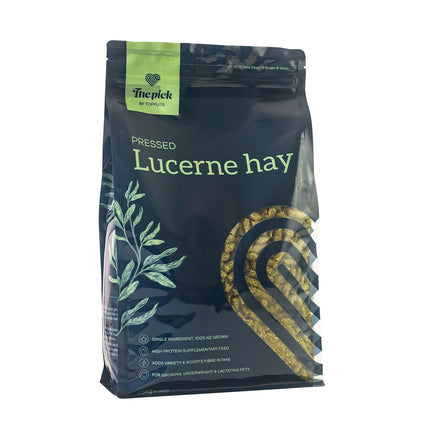 The Pick - Pressed Lucerne Hay 1.5kg | Topflite front panel