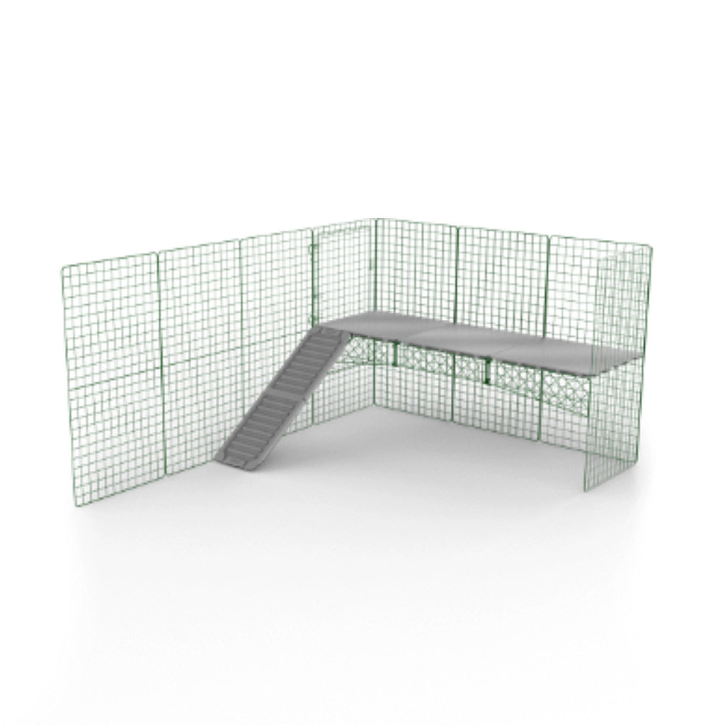 Zippi Platforms create an additional floor in your rabbit’s enclosure and boosts exercise opportunities,
