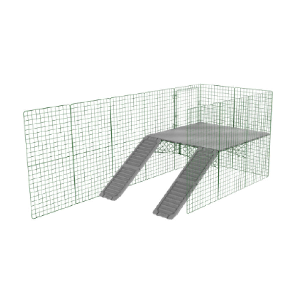 Zippi Platforms are incredibly strong and will not flex or bend when your rabbits are on them