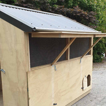 Apex Rabbit House is a spacious bunny palace with external shutters for greater control of ventilation and warmth