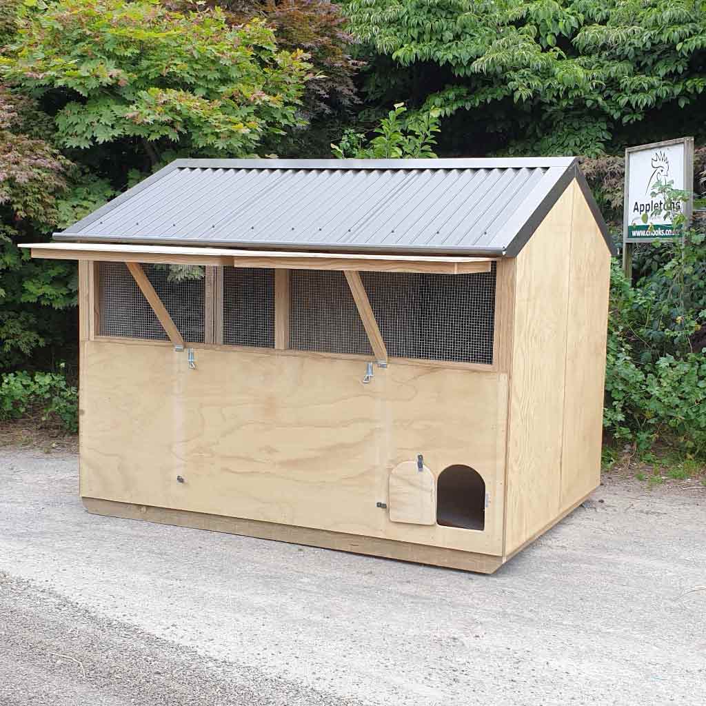 Vertical Rabbit House Apex Timber Walk-In Rabbit House
