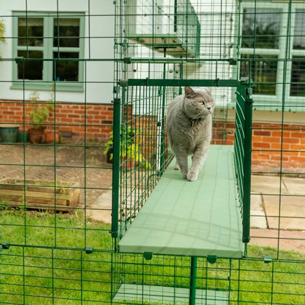 Omlet catio tunnel cat walkways are weatherproof and durable