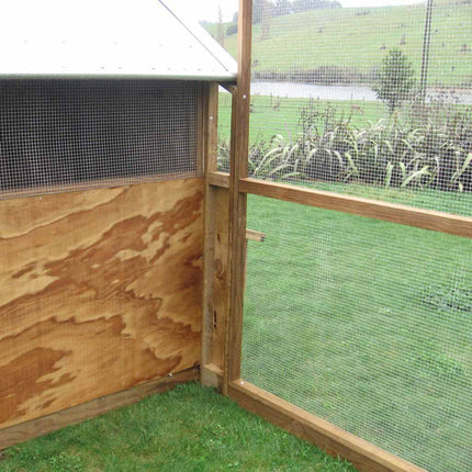Classic Extended Timber Poultry Run (4.8m x 2.4m x 1.9m H)