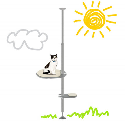 Omlet Outdoor Freestyle Cat Tree everyday
