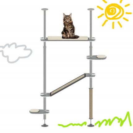 Omlet OUTDOOR Freestyle Cat Tree | The Sunbather Kit