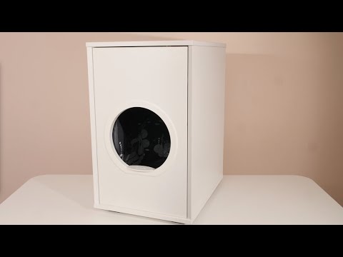 Maya Walk In Cat Litter Box | Enclosed with Storage