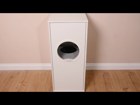 Maya Top Entry Cat Litter Box | Jump in with Storage