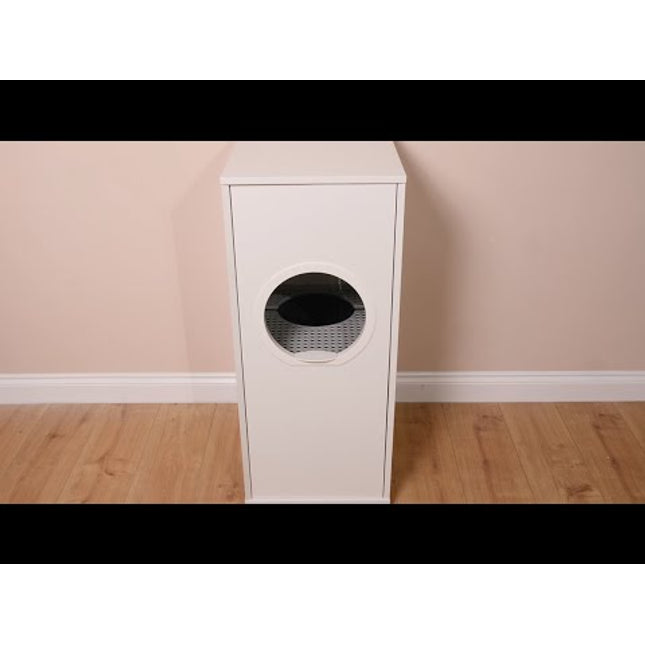 Maya Top Entry Cat Litter Box | Jump in with Storage